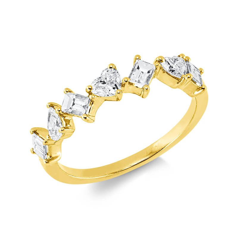 Baguette Ring Gelbgold 18kt 0,8ct