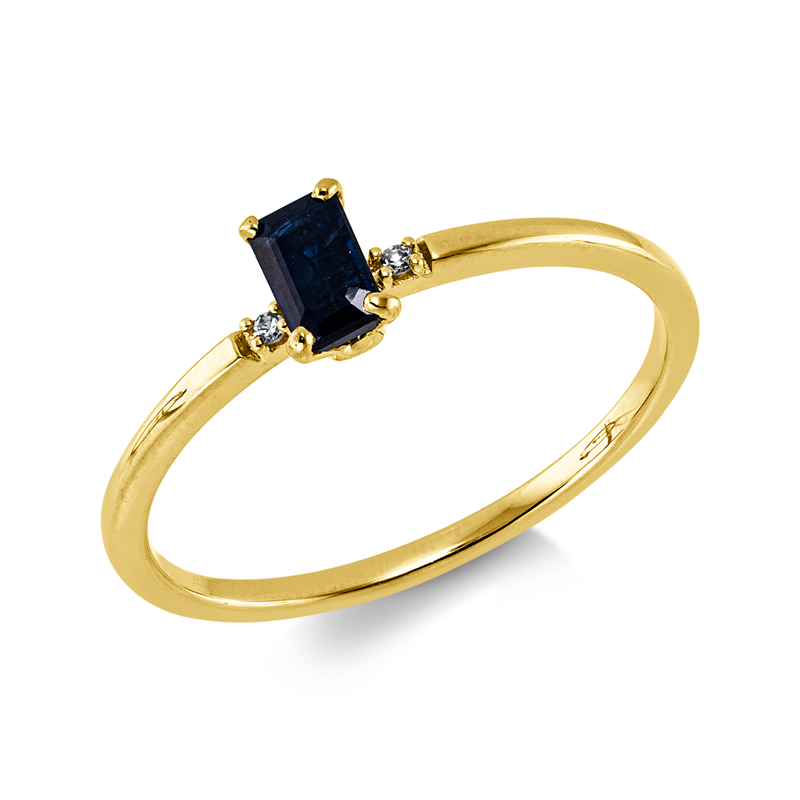 Farbstein Classic Ring Gelbgold 18kt 0,01ct
