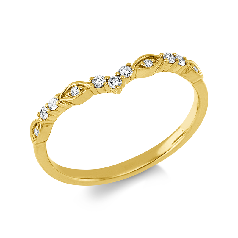 Modern Woman Ring Gelbgold 18kt Ref-1KT93