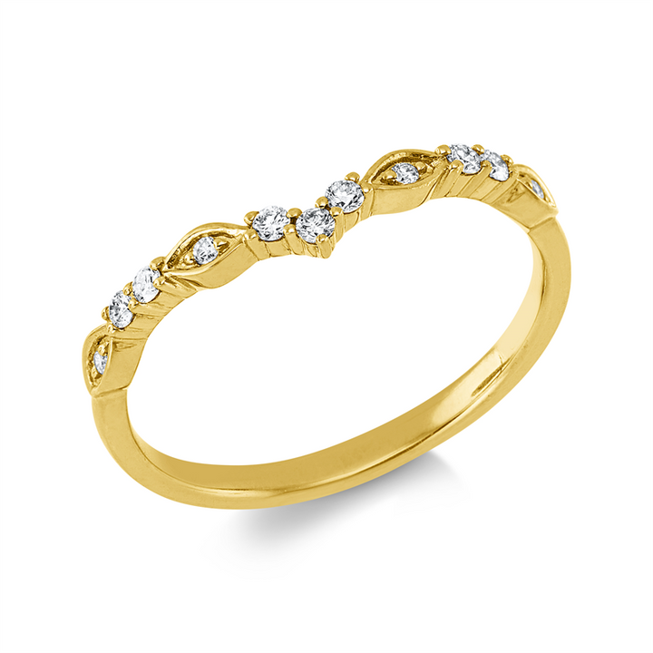Modern Woman Ring Gelbgold 18kt Ref-1KT93