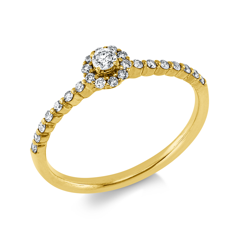 Modern Woman Ring Gelbgold 18kt Ref-1KU08