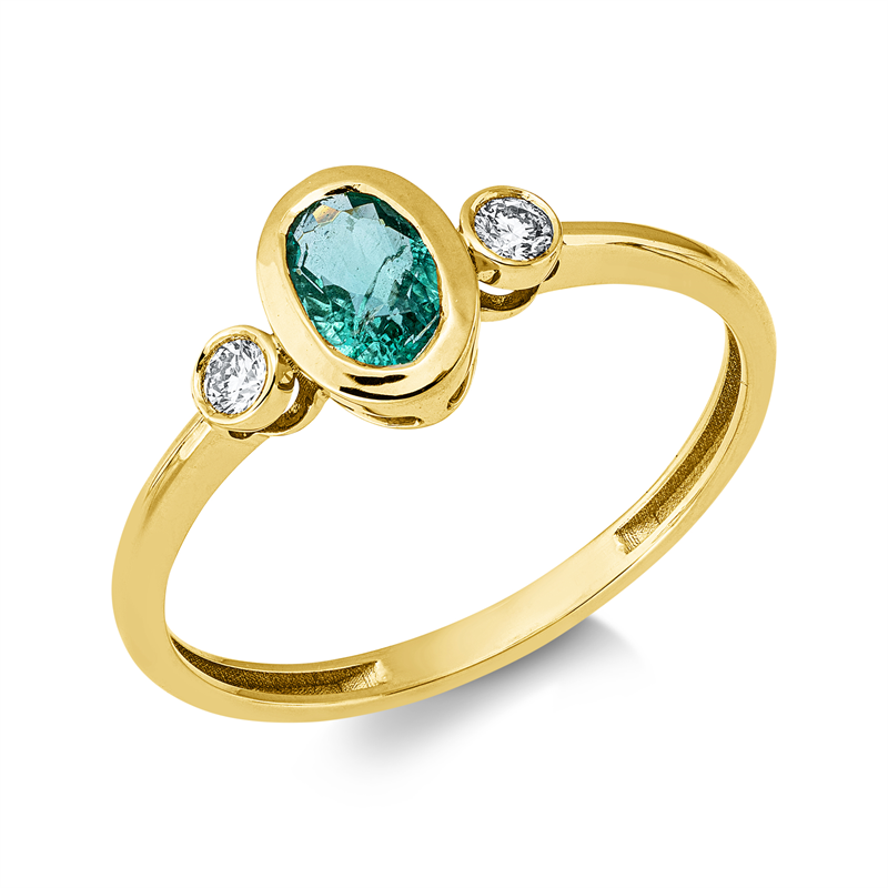Farbstein Classic Ring Gelbgold 18kt Ref-1KV77