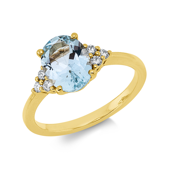 Farbstein Fashion Ring Gelbgold 18kt Ref-1KV78