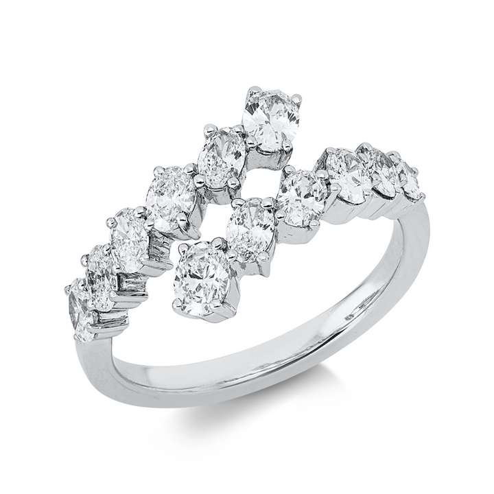 Modern Woman Ring Weißgold 18kt Ref-1KV87