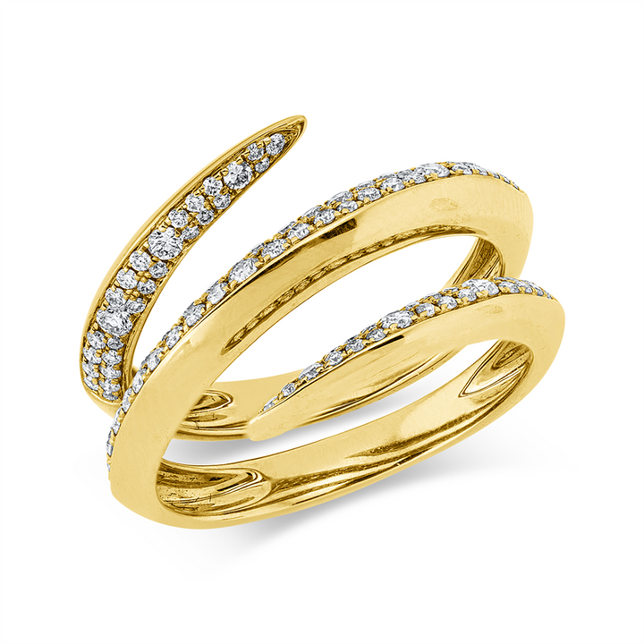Modern Woman Ring Gelbgold 18kt Ref-1KV91