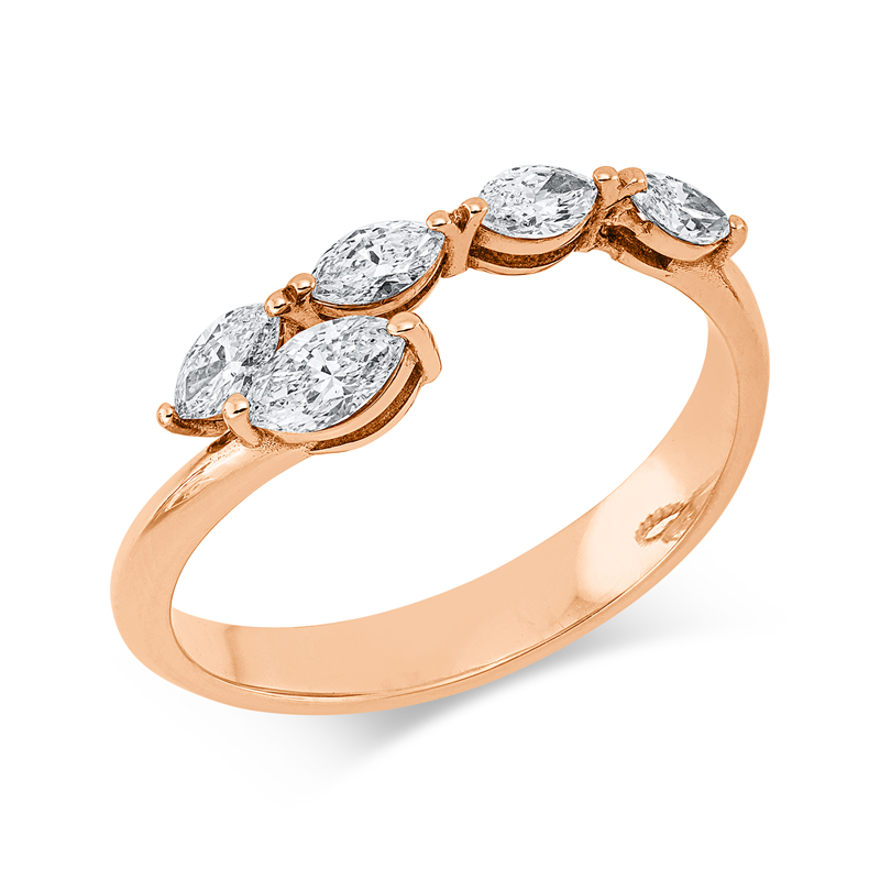 Modern Woman Ring Rotgold 18kt Ref-1KW19
