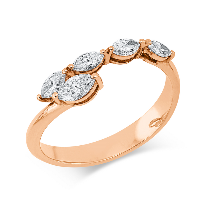 Modern Woman Ring Rotgold 18kt Ref-1KW19