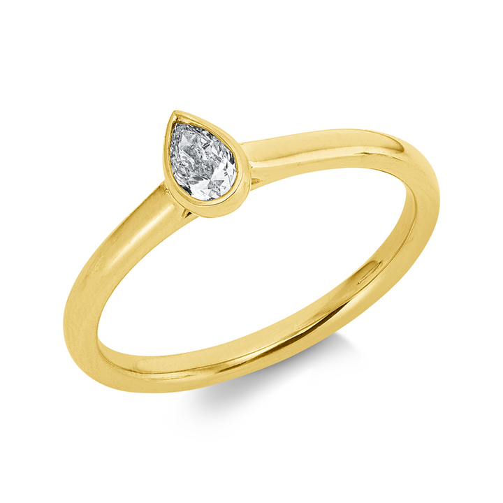 Solitaire Ring Gelbgold 18kt Ref-1KW56