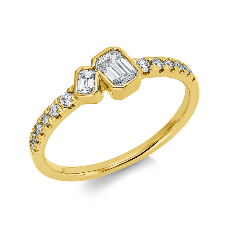 Modern Woman Ring Gelbgold 18kt Ref-1KW61