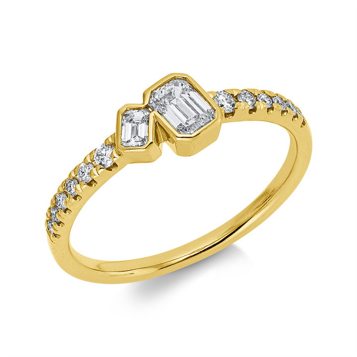 Modern Woman Ring Gelbgold 18kt Ref-1KW61