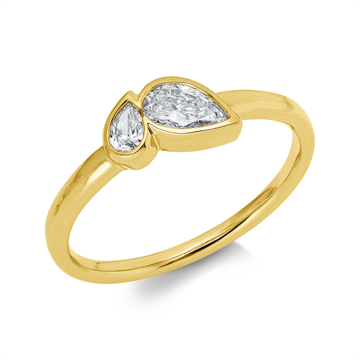 Modern Woman Ring Gelbgold 18kt Ref-1KW63