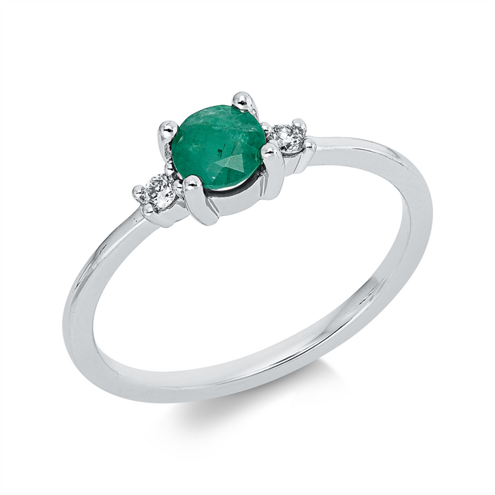Farbstein Classic Ring Weißgold 18kt Ref-1KZ02