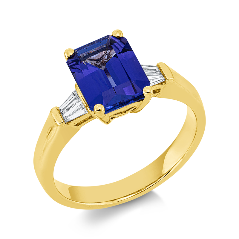 Farbstein Classic Ring Gelbgold 18kt 0,17ct