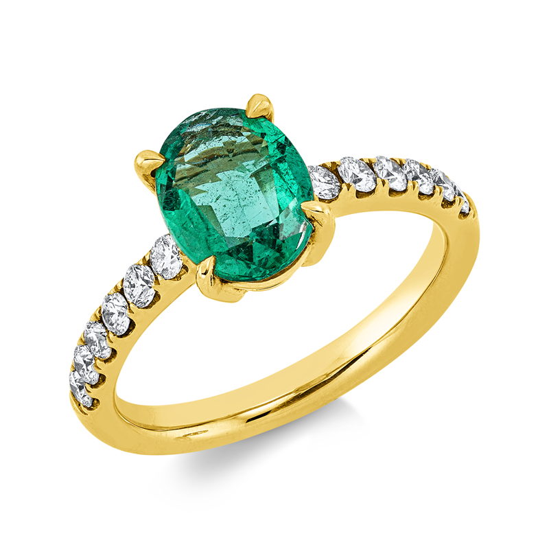 Farbstein Classic Ring Gelbgold 18kt 0,41ct