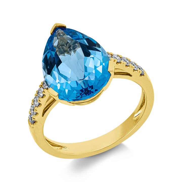 Farbstein Fashion Ring Gelbgold 18kt Ref-1LC41