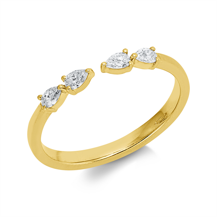 Modern Woman Ring Gelbgold 18kt Ref-1LC42
