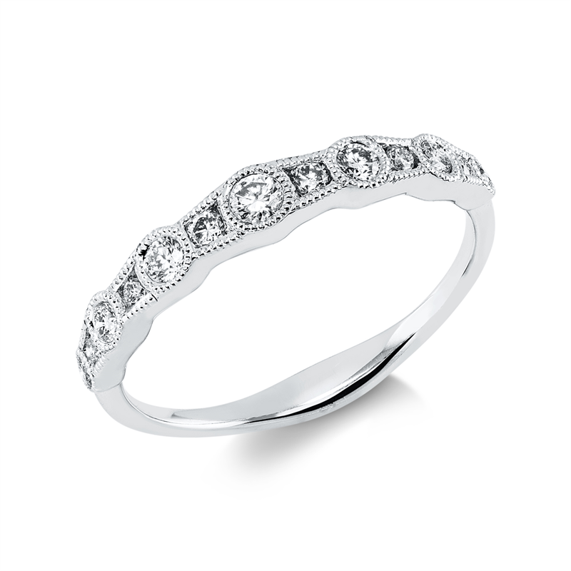 Modern Woman Ring Weißgold 18kt Ref-1LM24