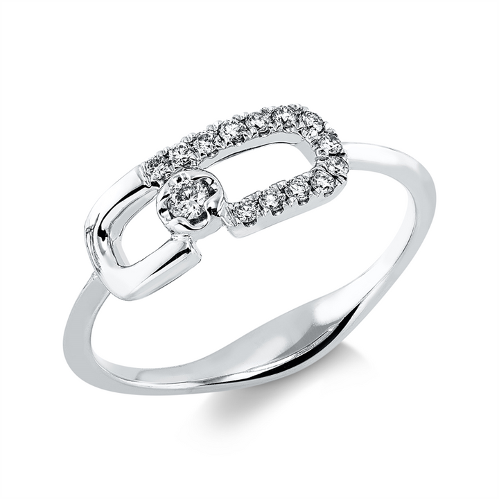 Modern Woman Ring Weißgold 18kt Ref-1LM26