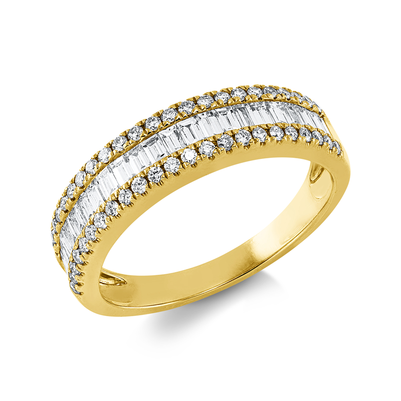 Baguette Ring Gelbgold 18kt Ref-1LM29