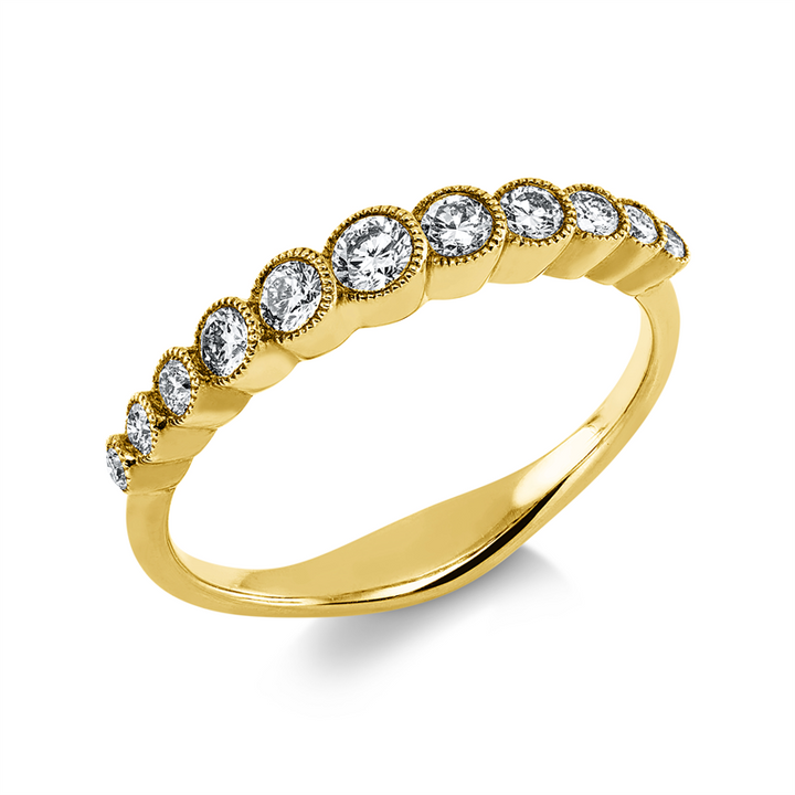 Modern Woman Ring Gelbgold 18kt Ref-1LM39