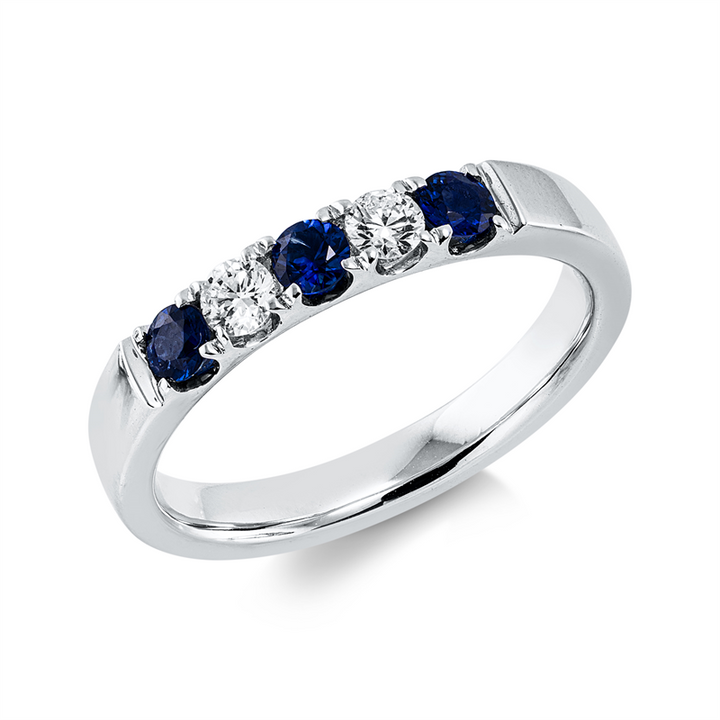 Farbstein Classic Ring Weißgold 18kt Ref-1LM66