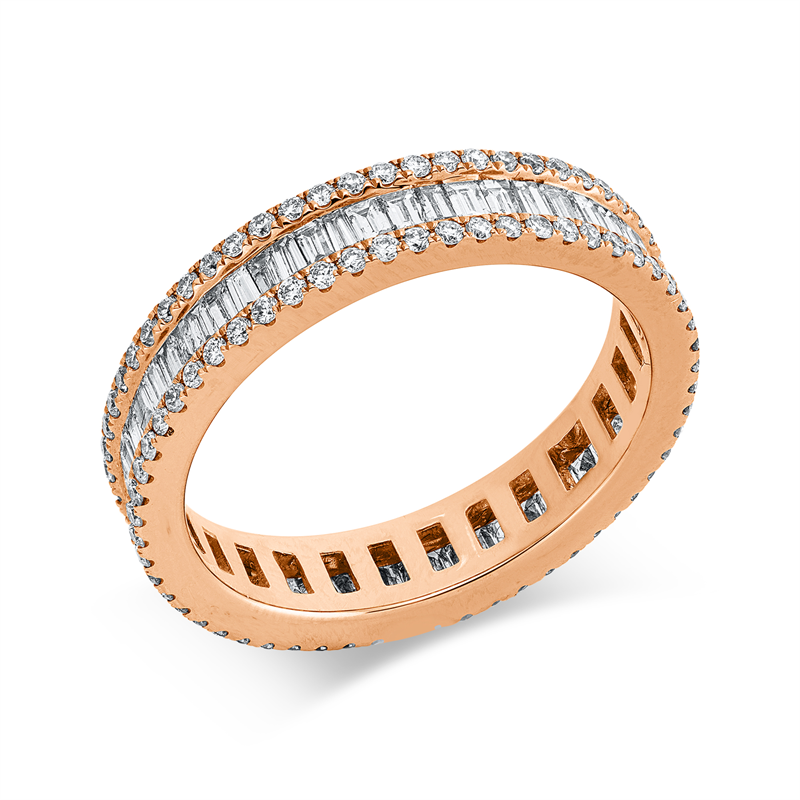 Baguette Ring Rotgold 18kt Ref-1LM78