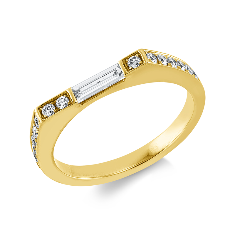 Baguette Ring Gelbgold 18kt Ref-1LM99