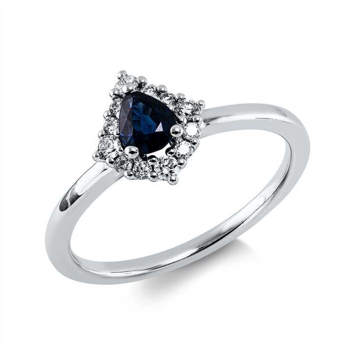 Farbstein Classic Ring Weißgold 18kt Ref-1LN04