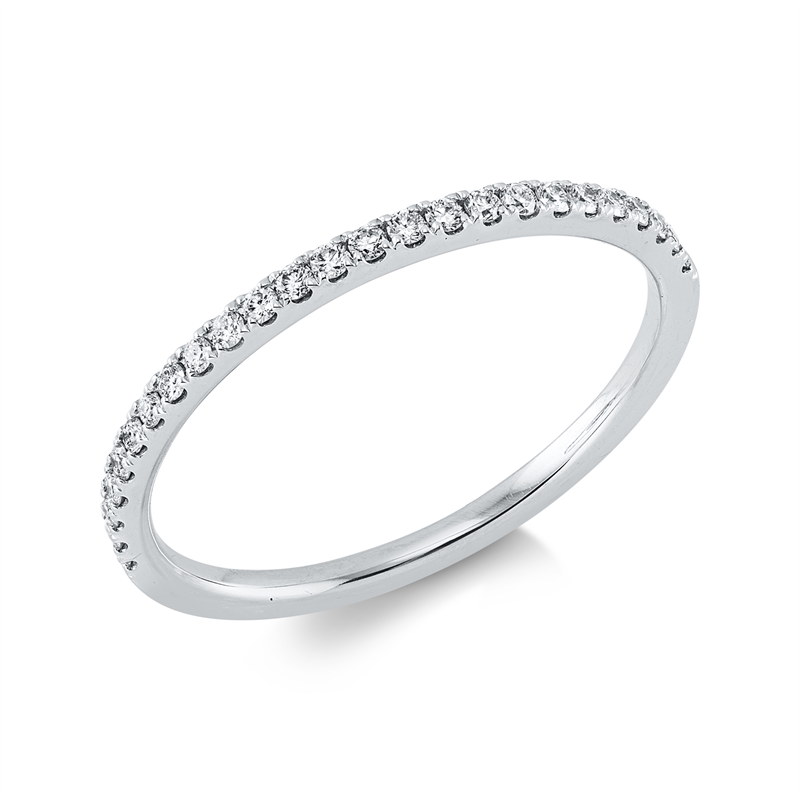 Memoire halb Ring Weißgold 18kt Ref-1LN33