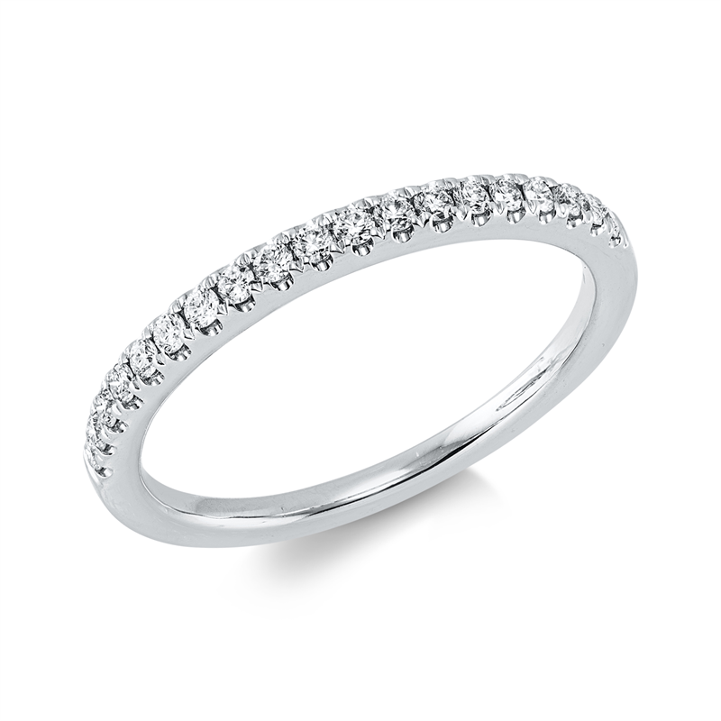 Memoire halb Ring Weißgold 18kt Ref-1LN45