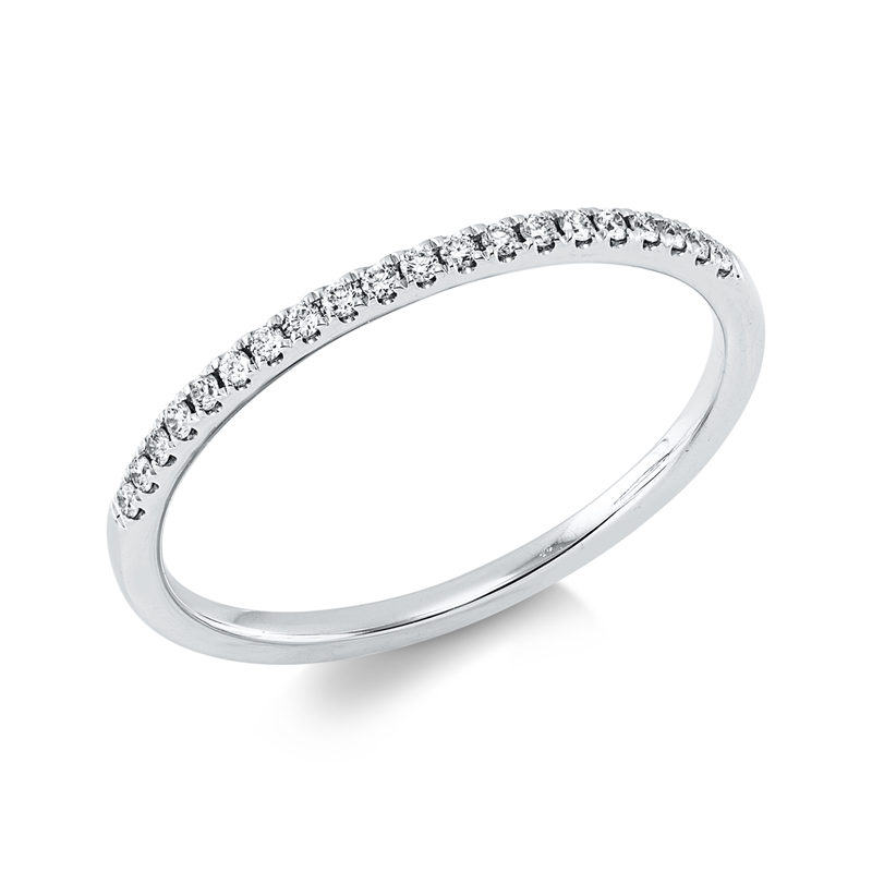 Memoire halb Ring Weißgold 18kt Ref-1LN46