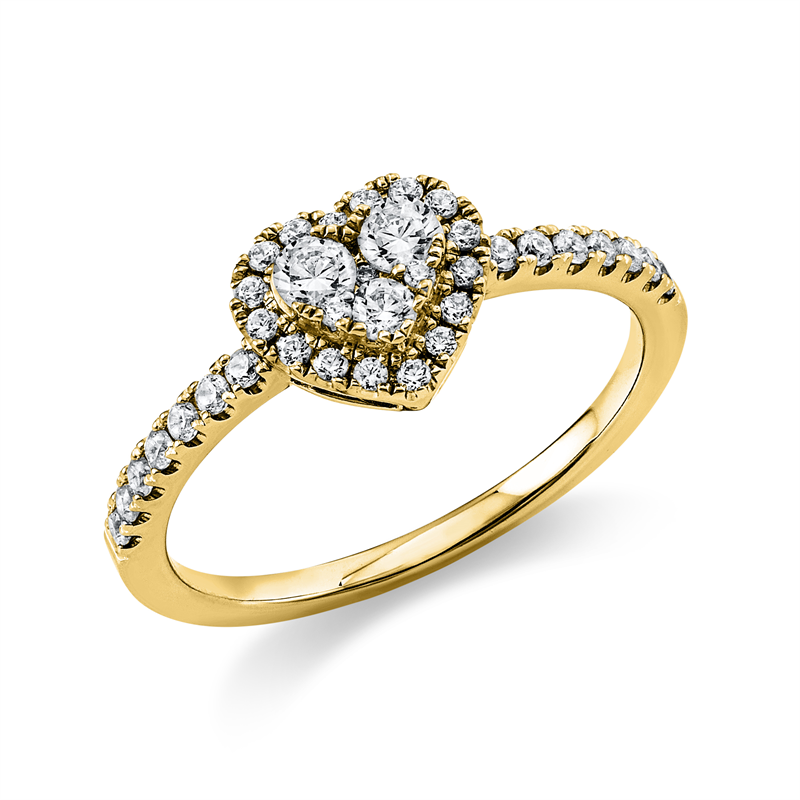 Illusion Classic Ring Weißgold 18kt 0,42ct