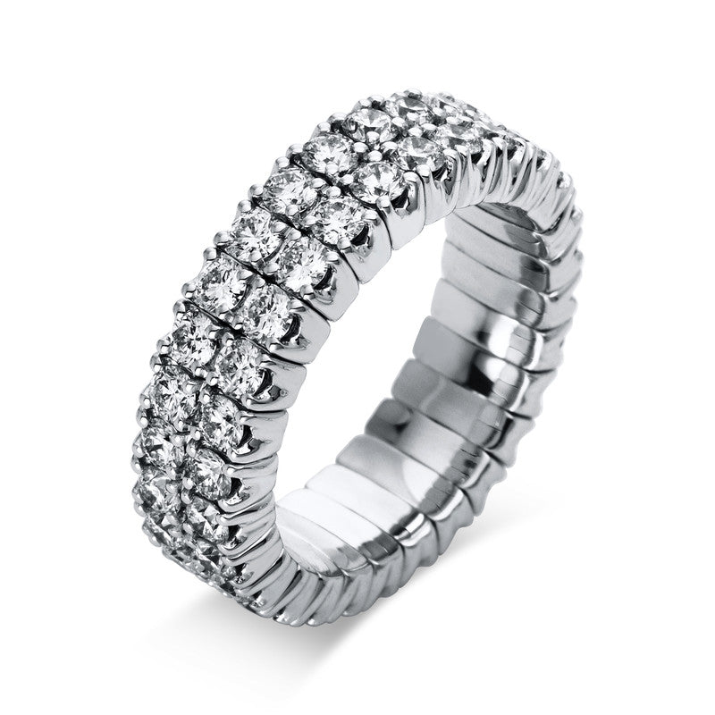 Flex Ring Weißgold 18kt 2,51ct