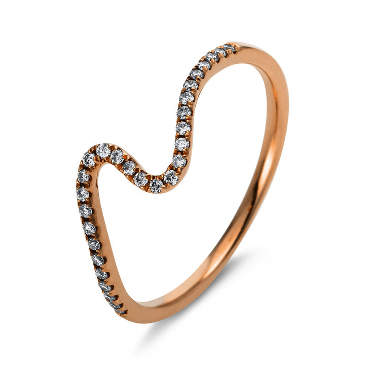 Modern Woman Ring Rotgold 18kt Ref-1N829