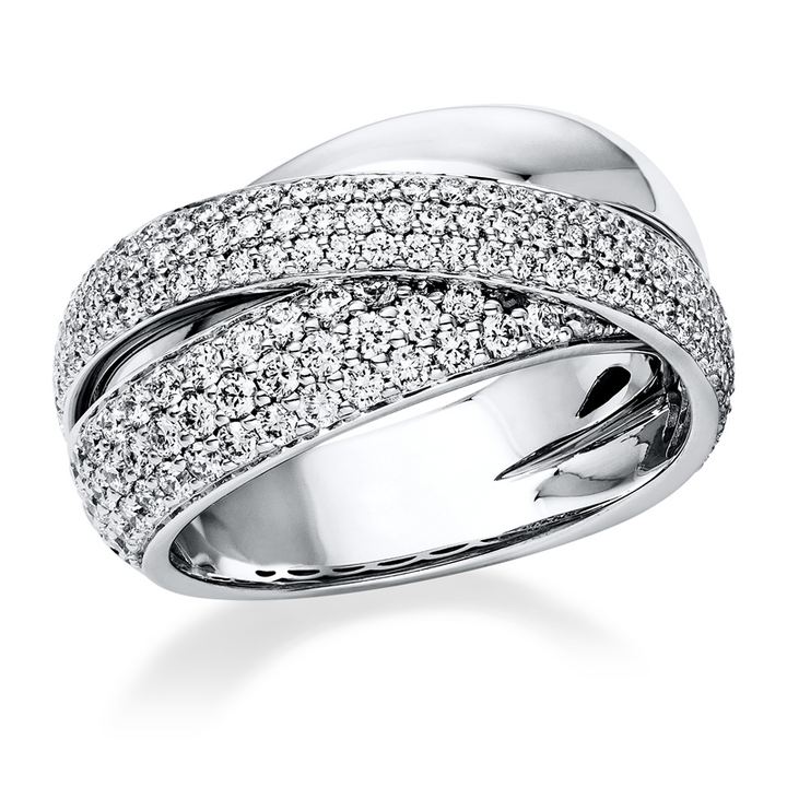 Criss Cross Ring Weißgold 18kt Ref-1O528