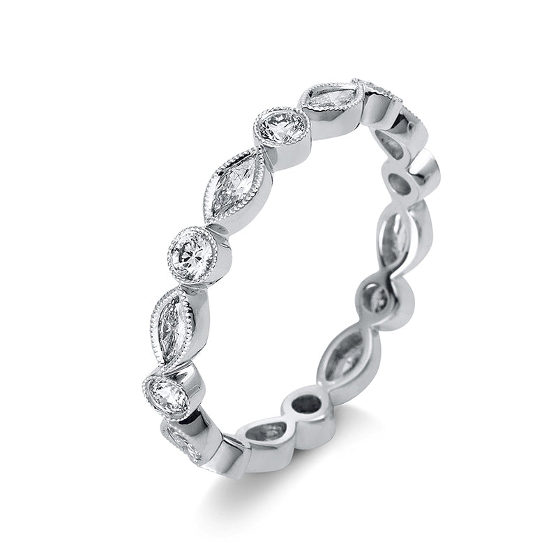 Modern Woman Ring Weißgold 18kt 0,82ct