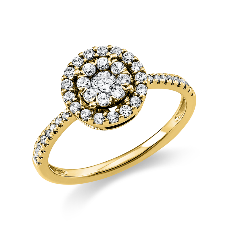 Illusion Classic Ring Weißgold 18kt 0,51ct