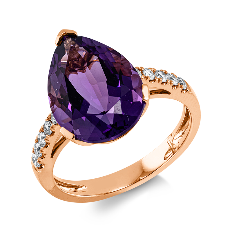 Farbstein Fashion Ring Rotgold 18kt Ref-1S110