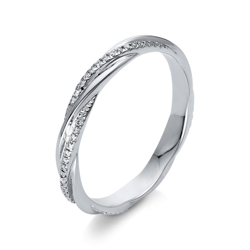 Modern Woman Ring Rotgold 18kt 0,13ct