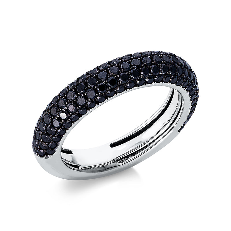 Pavé Ring Weißgold 14kt Ref-1S633