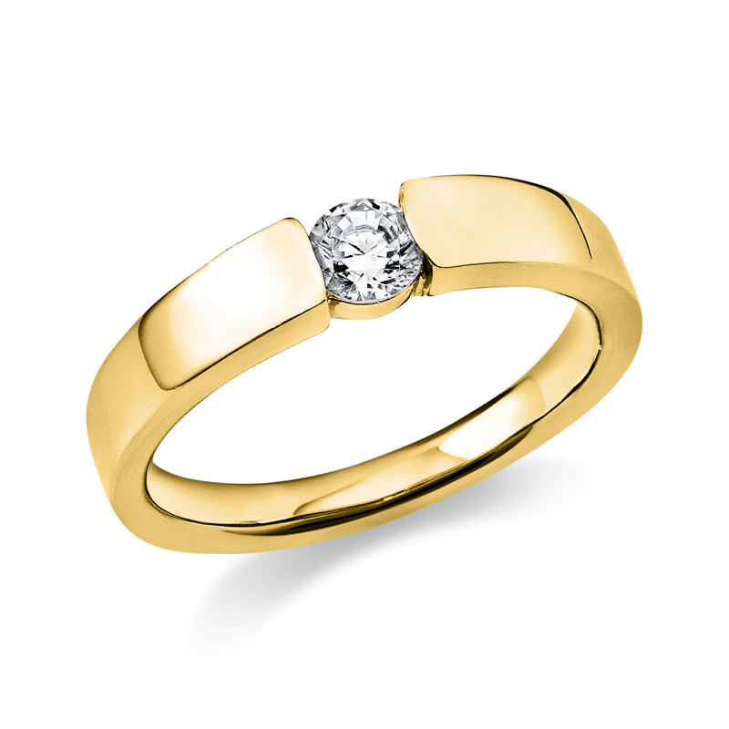 Solitaire Ring Gelbgold 18kt 0,25ct