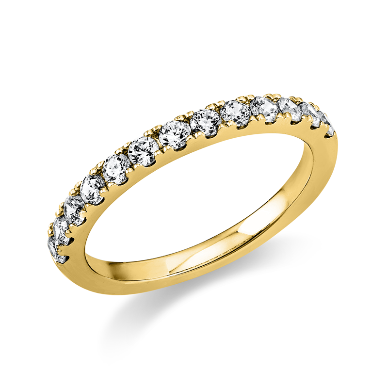 Memoire halb Ring Gelbgold 18kt 0,51ct