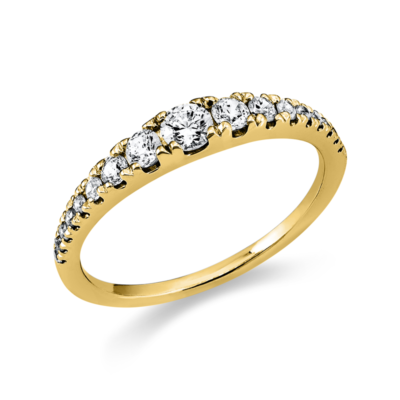 Modern Woman Ring Weißgold 18kt 0,46ct