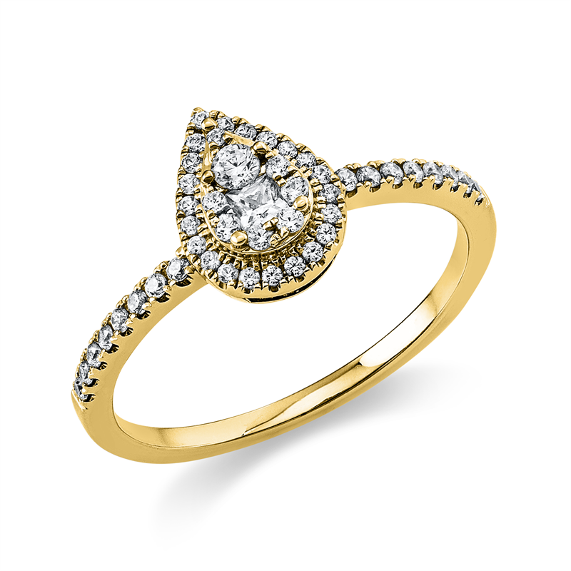 Illusion Classic Ring Weißgold 18kt 0,3ct