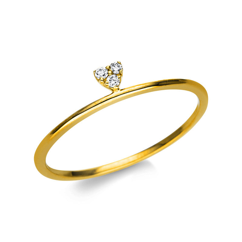 Modern Woman Ring Gelbgold 14kt Ref-1T872