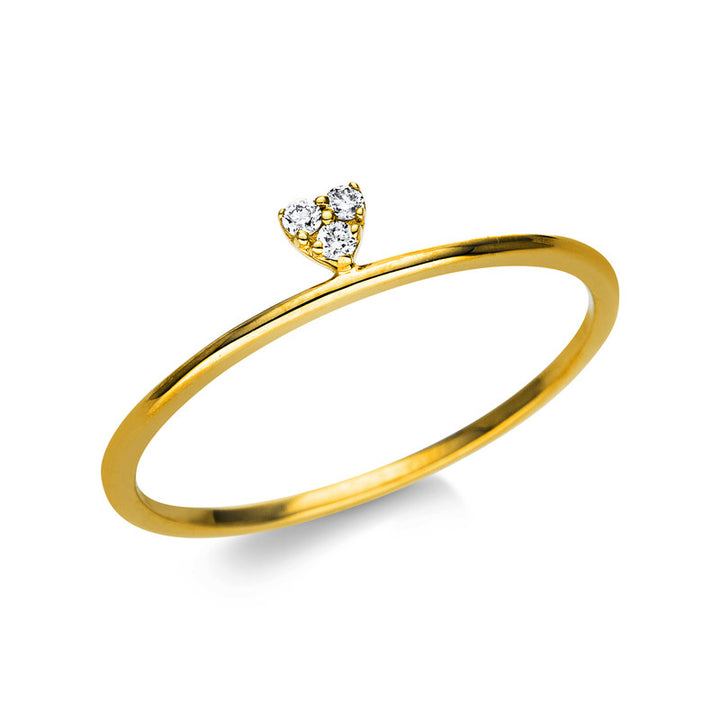 Modern Woman Ring Gelbgold 14kt Ref-1T872