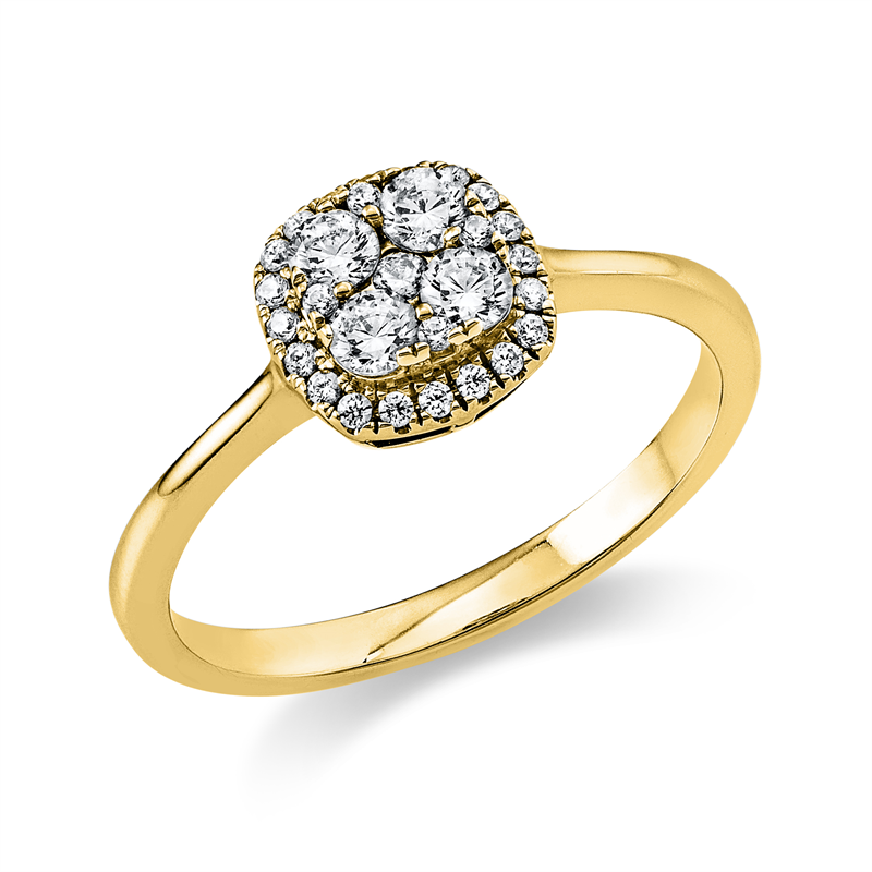 Illusion Classic Ring Weißgold 18kt 0,35ct