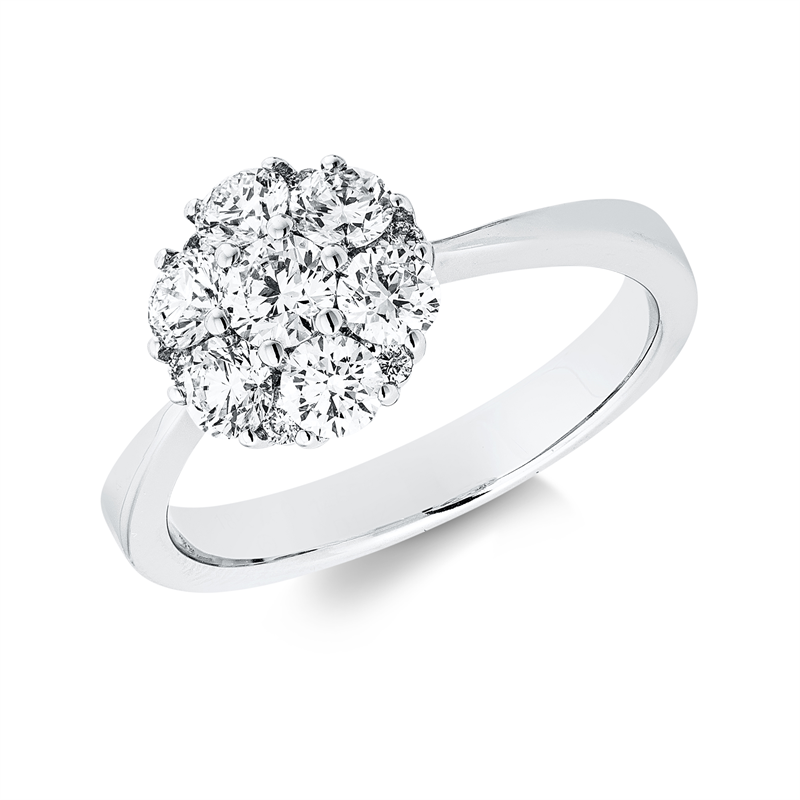 Illusion Classic Ring Weißgold 18kt 1,02ct