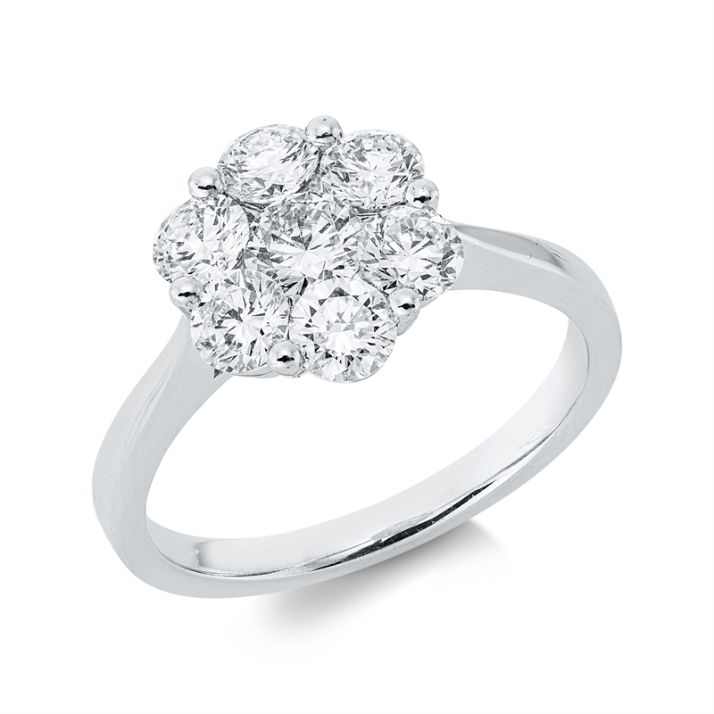Illusion Classic Ring Weißgold 18kt Ref-1X161