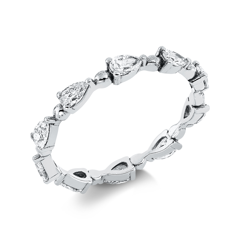 Modern Woman Ring Weißgold 18kt 1ct